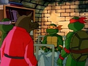 Želvy Ninja Michelangelo a Velký Gekon