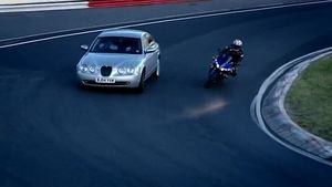 Top Gear Naftový Jaguar S-Type na Nürburgringu