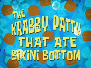 SpongeBob v kalhotách Krabí hambáč co málem snědl Zátiší Bikin