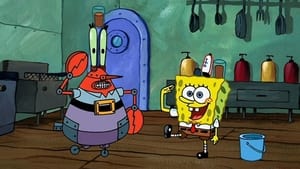 SpongeBob v kalhotách Krabí imitace