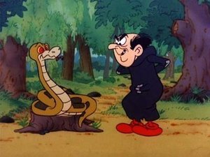 Šmoulové Silák a šmoulečkové křeslo