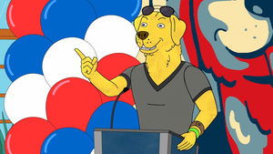 BoJack Horseman Pán Peanutbutter kandiduje