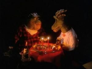 Dinosaurové Svoboda se třemi dětmi