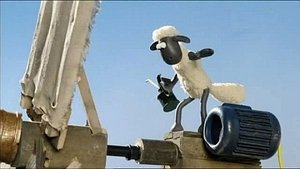 Ovečka Shaun Ovce ve větru