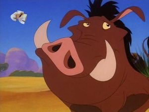 Timon a Pumbaa Slonem v Ugandě