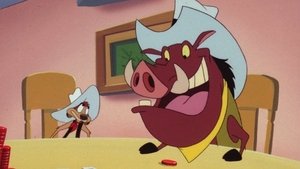 Timon a Pumbaa Serengeti western