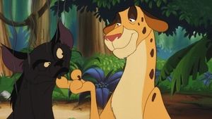 Timon a Pumbaa Uchechtané hyeny, vyplašená husa