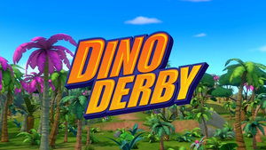 Plamínek a čtyřkoláci Dino Derby