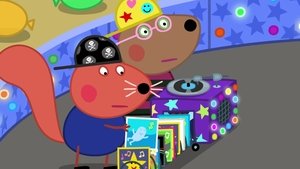 Prasátko Peppa Disko na kolečkových bruslích