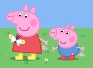 Prasátko Peppa Žáby, housenky a motýli