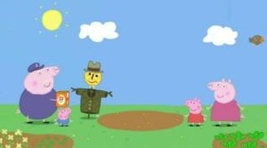 Prasátko Peppa Pan Strašák
