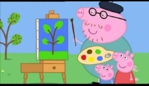 Prasátko Peppa Malování