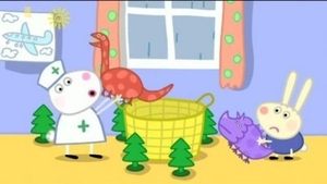 Prasátko Peppa Králíček Ríša jde na návštěvu