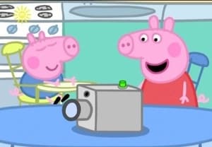 Prasátko Peppa Tatínkova videokamera
