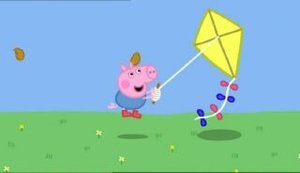 Prasátko Peppa Pouštění draka
