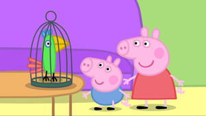 Prasátko Peppa Prázdniny papouška Polly