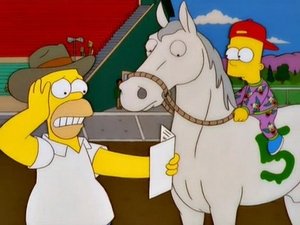 Simpsonovi Bart v sedle