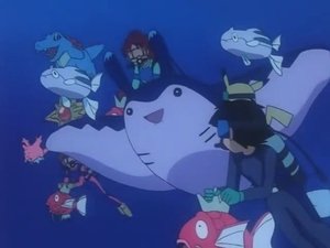 Pokémon Mantine přes palubu!